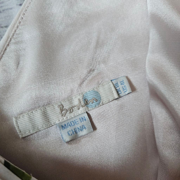 Boden Serena Swishy Blue Floral Pleated Mini Fit And Flare Dress Womens 4L - Picture 2 of 6